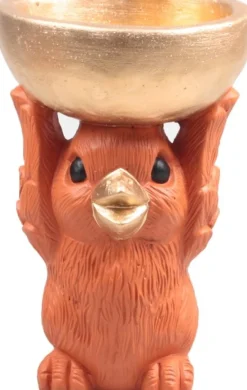 SID decoratieschaal Donny kuiken rood 22 x 14,5 x 22 cm