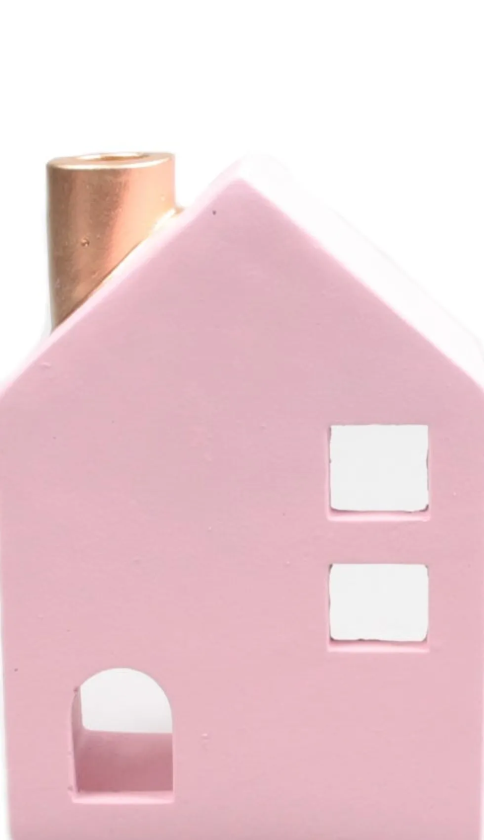 SID waxinelichthouder Huisje roze 11 x 8 x 16 cm
