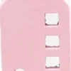 SID waxinelichthouder Huisje roze 7,5 x 5,5 x 15 cm