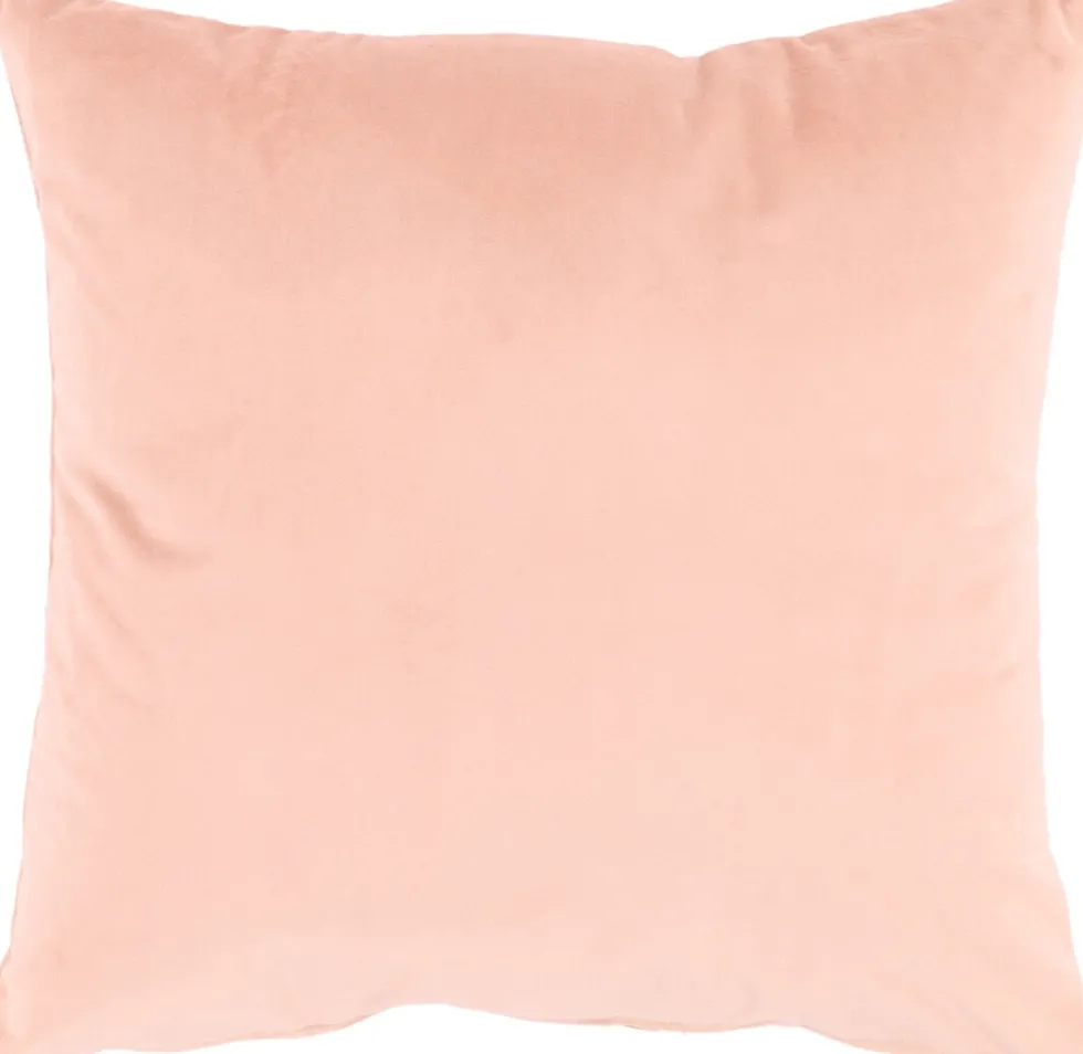 Sierkussen Uni roze 45 x 45 cm