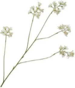 Silk-ka kunstbloem Aralia wit H 111 cm
