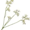Silk-ka kunstbloem Aralia wit H 74 cm