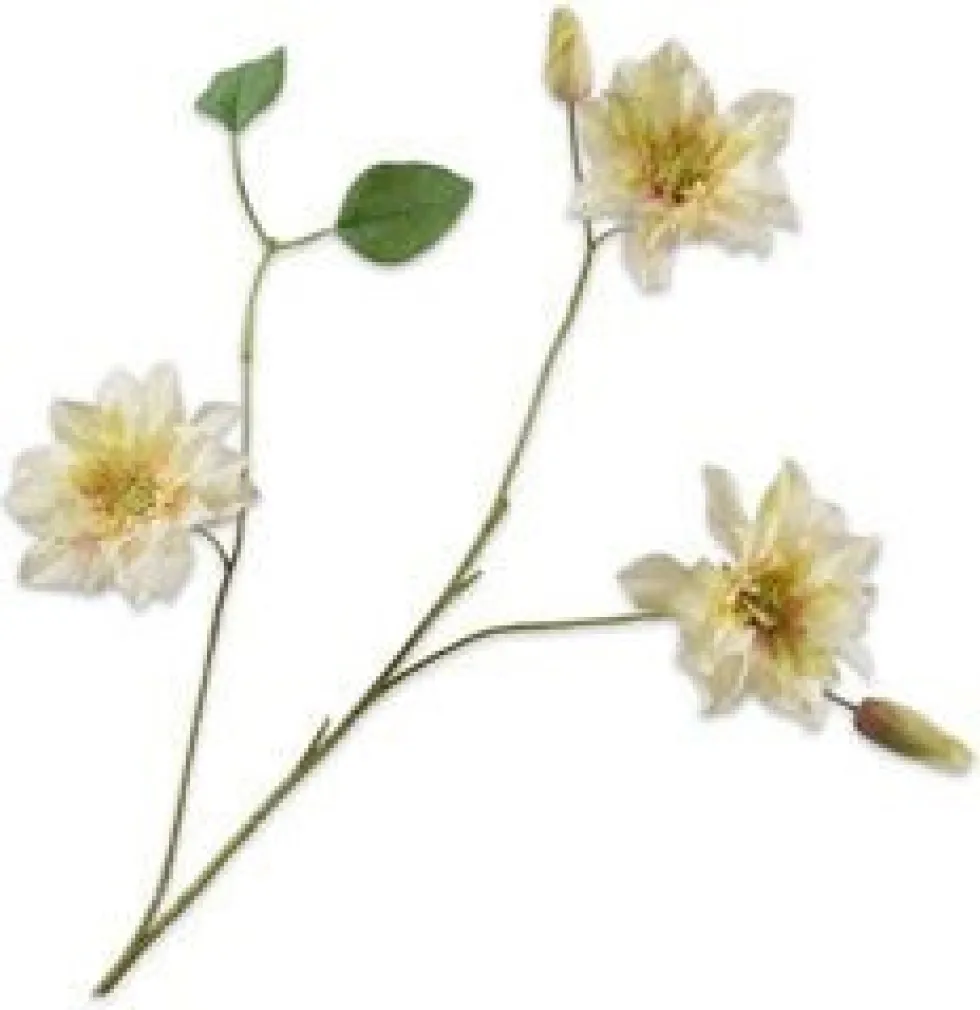 Silk-ka kunstbloem Bosrank geel H 98 cm
