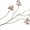 Silk-ka kunstbloem Capparis geel / roze H 14 cm