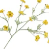 Silk-ka kunstbloem Cosmea geel H 104 cm