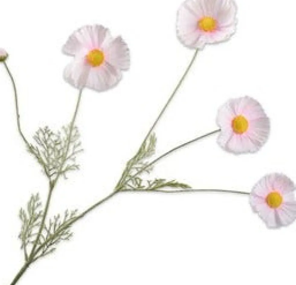 Silk-ka kunstbloem Cosmea lichtroze H 92 cm