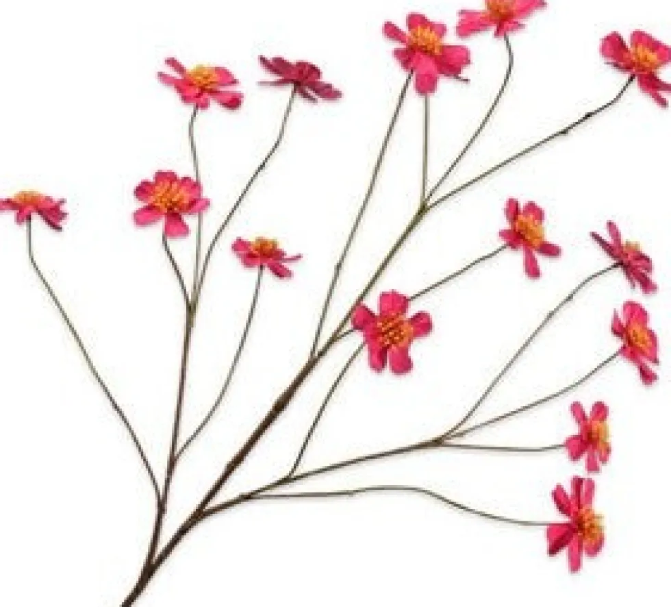 Silk-ka kunstbloem Cosmea roze H 68 cm