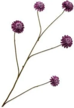 Silk-ka kunstbloem Dahlia paars H 90 cm