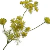 Silk-ka kunstbloem Dille geel H 58 cm