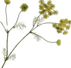 Silk-ka kunstbloem Dille geel H 97 cm