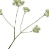 Silk-ka kunstbloem Dille wit H 83 cm