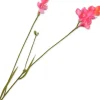 Silk-ka kunstbloem Freesia donkerroze H 78 cm
