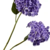 Silk-ka kunstbloem Hortensia paars H 82 cm