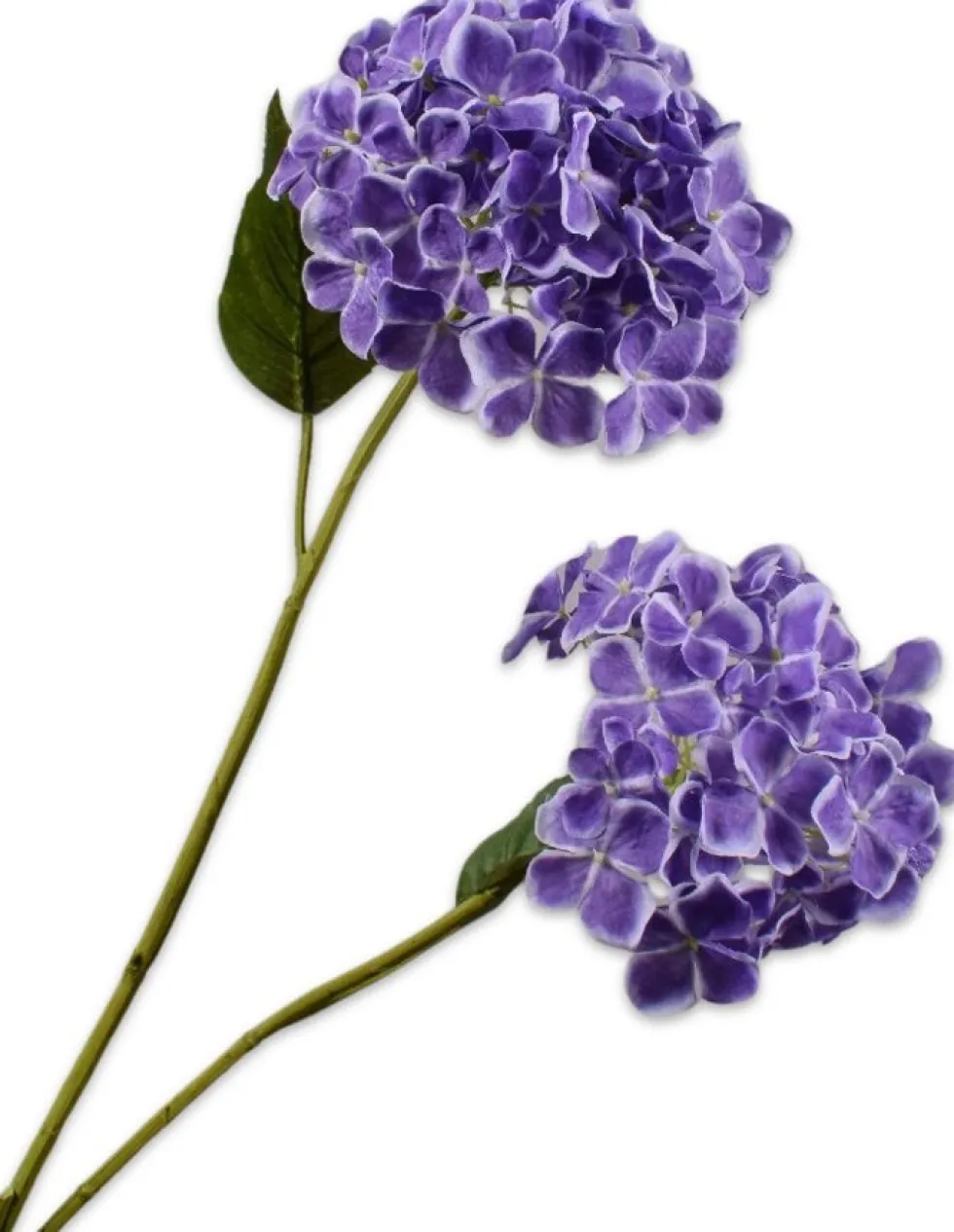 Silk-ka kunstbloem Hortensia paars H 82 cm