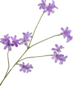 Silk-ka kunstbloem Hyacint paars H 79 cm