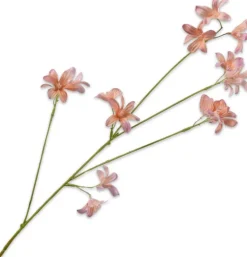 Silk-ka kunstbloem Hyacint roze H 79 cm