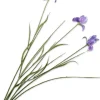 Silk-ka kunstbloem Iris lichtpaars H 71 cm