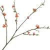 Silk-ka kunstbloem Japanse Sierkers oranje H 85 cm