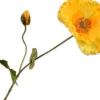 Silk-ka kunstbloem Klaproos donkergeel H 67 cm