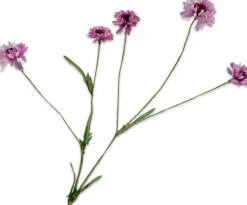 Silk-ka kunstbloem Korenbloem roze H 92 cm