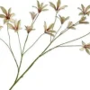 Silk-ka kunstbloem Lelie groen / roze H 114 cm
