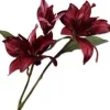 Silk-ka kunstbloem Lelie paars H 45 cm
