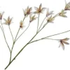 Silk-ka kunstbloem Lelie wit / geel H 114 cm