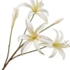 Silk-ka kunstbloem Lelie wit H 80 cm