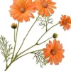 Silk-ka kunstbloem Margriet lichtoranje H 60 cm