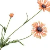 Silk-ka kunstbloem Margriet oranje H 66 cm
