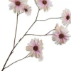 Silk-ka kunstbloem Margriet roze / groen H 102 cm