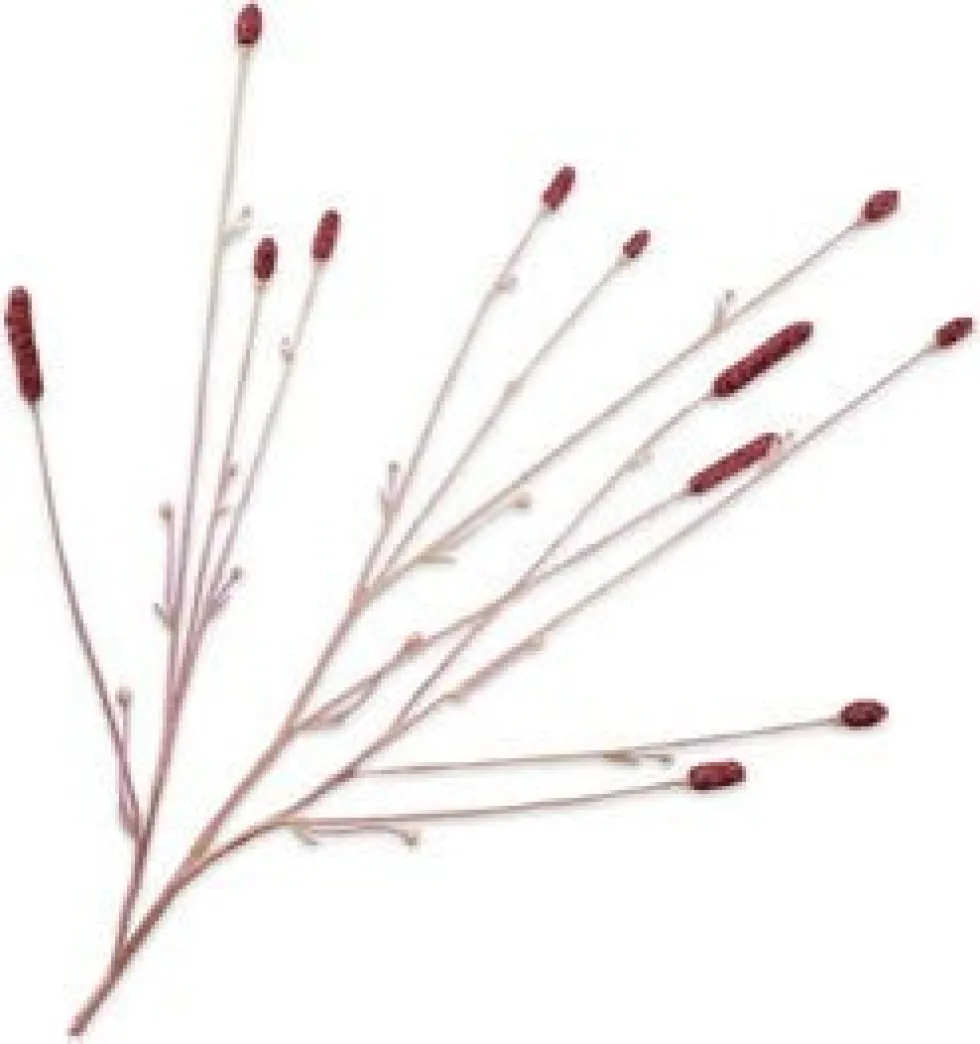 Silk-ka kunstbloem Pimpernel rood H 84 cm