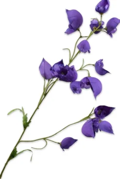Silk-ka kunstbloem Ridderspoor paars H 79 cm