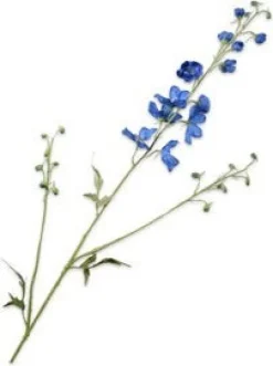Silk-ka kunstbloem Ridderspoor blauw H 101 cm