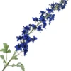 Silk-ka kunstbloem Ridderspoor blauw H 127 cm