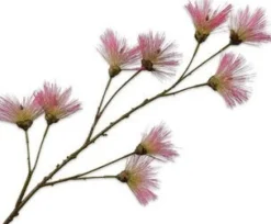 Silk-ka kunstbloem Slaapboom roze H 45 cm