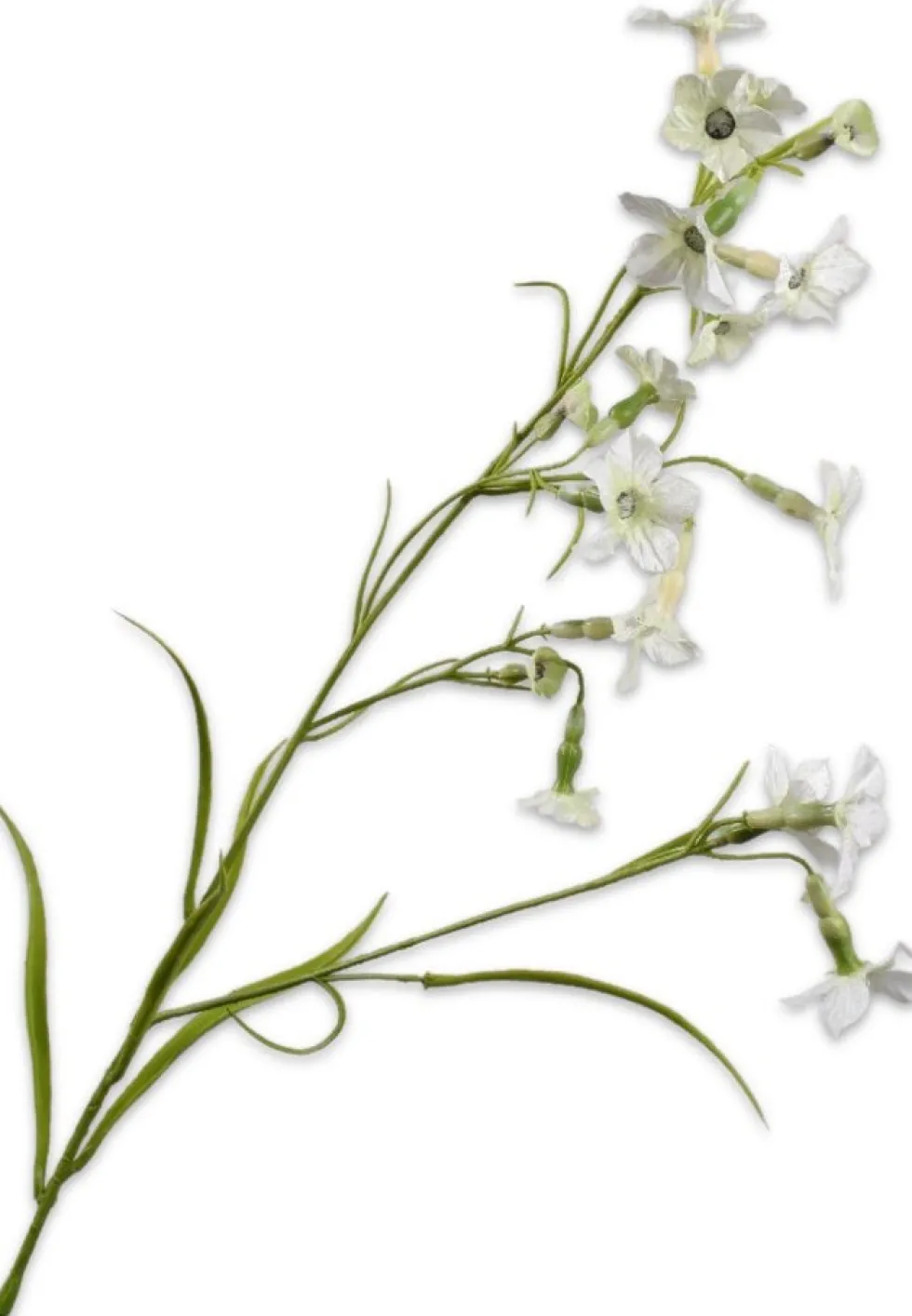 Silk-ka kunstbloem Tabaksbloem Crème H 78 cm
