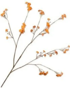 Silk-ka kunstbloem Vergeet-me-nietje oranje H 76 cm