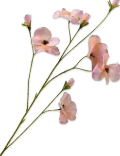 Silk-ka kunstbloem Viooltje roze H 103 cm