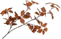 Silk-ka kunsttak Beuk bruin H 10 cm