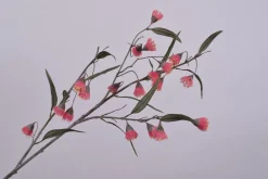 Silk-ka kunsttak Eucalyptus roze H 103 cm