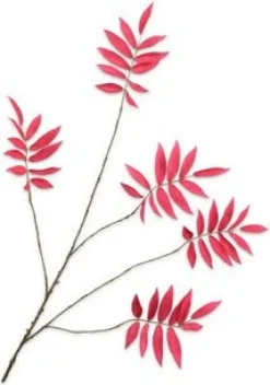 Silk-ka kunsttak Fluweelboom paars H 103 cm