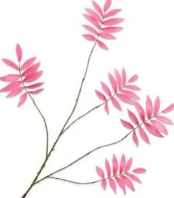 Silk-ka kunsttak Fluweelboom roze H 103 cm