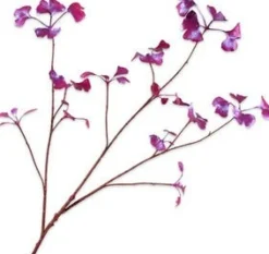 Silk-ka kunsttak Ginkgo blauw H 96 cm