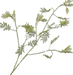 Silk-ka kunsttak Mimosa groen H 96 cm