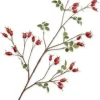 Silk-ka kunsttak Rozenbottel rood H 95 cm