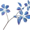 Silk-ka kunsttak Wilde Wingerd blauw H 74 cm