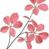 Silk-ka kunsttak Wilde Wingerd roze H 74 cm