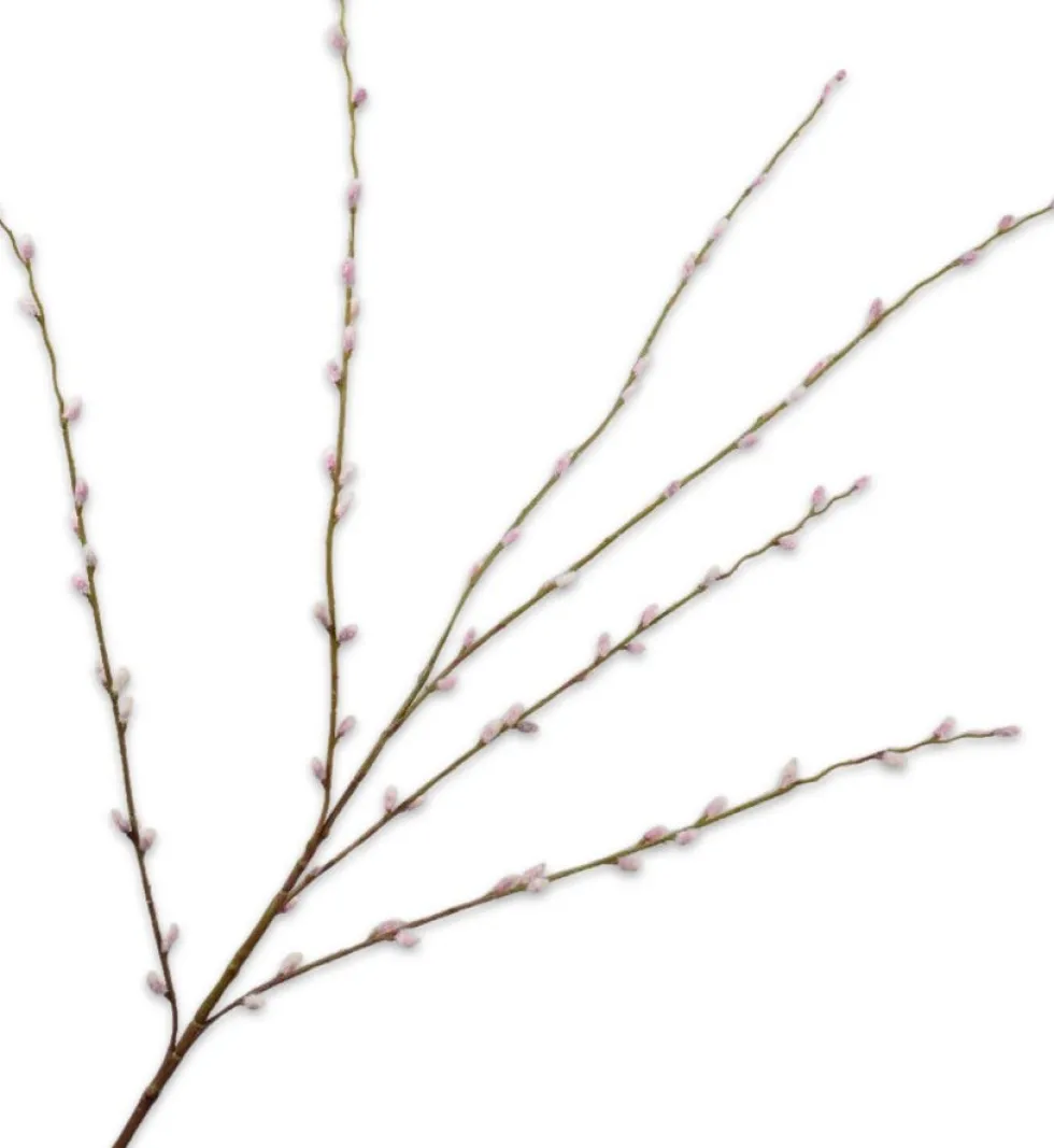 Silk-ka kunsttak Wilg roze H 111 cm