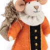 Sjaal met Verhaal sinterklaas decoratie Sint pietermuis oranje 11 x 13 x 17 cm